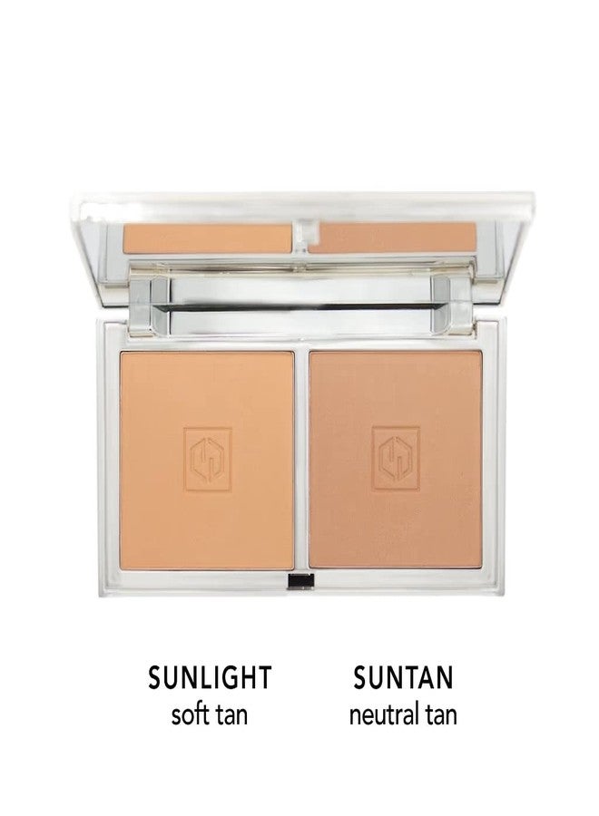 Jouer Sunswept Bronzer Duo 2 Complementary Shades Velvety Formula Matte & Shimmer Shades Vitamin E Talc, Paraben, Gluten & Cruelty Free - Image 3