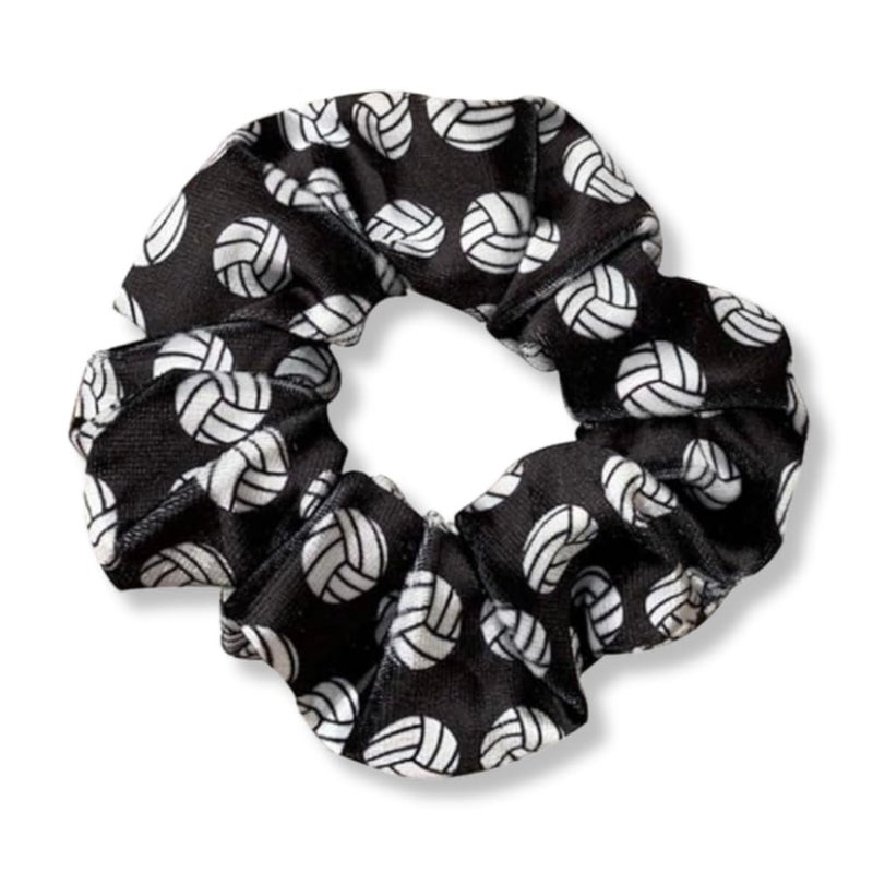 Premium Velvet No Crease Volleyball Hair Elastics and Accessories Gift for Girls Teens and Teams