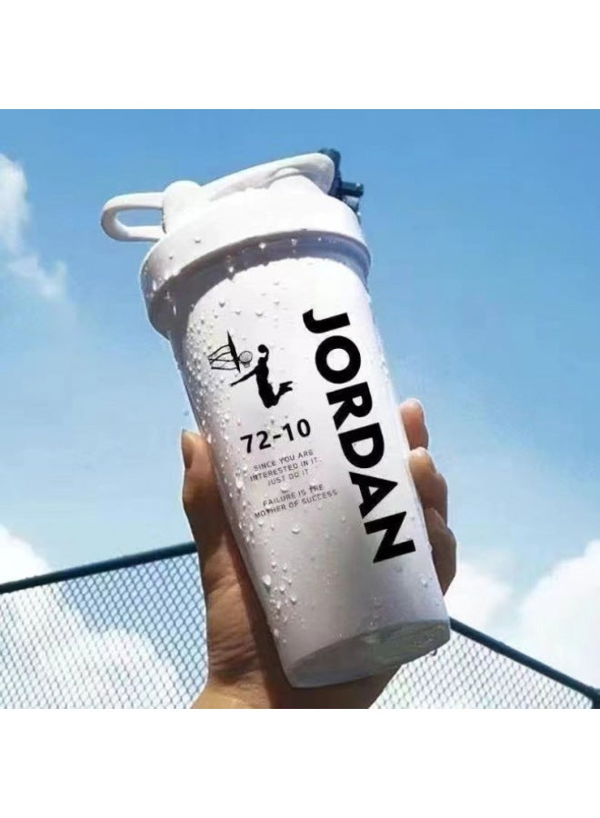 Cup Mixing Ball Food-grade Large-capacity Pp Material Water Cup With Scale, Food-grade High-temperature Resistant Men's And Women's Fitness Protein Powder Shaker Cup
