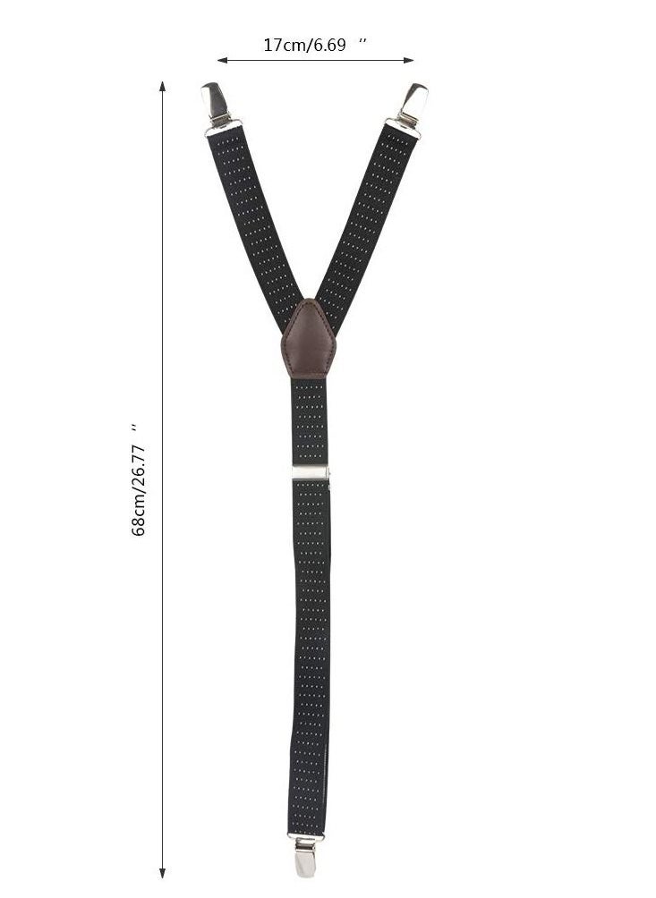 Generic - Men Shirt Stays for Tucking Adjustable Elastic Garters  Straps Sock Non slip Clamps Suspenders Holder Clips - Image 1