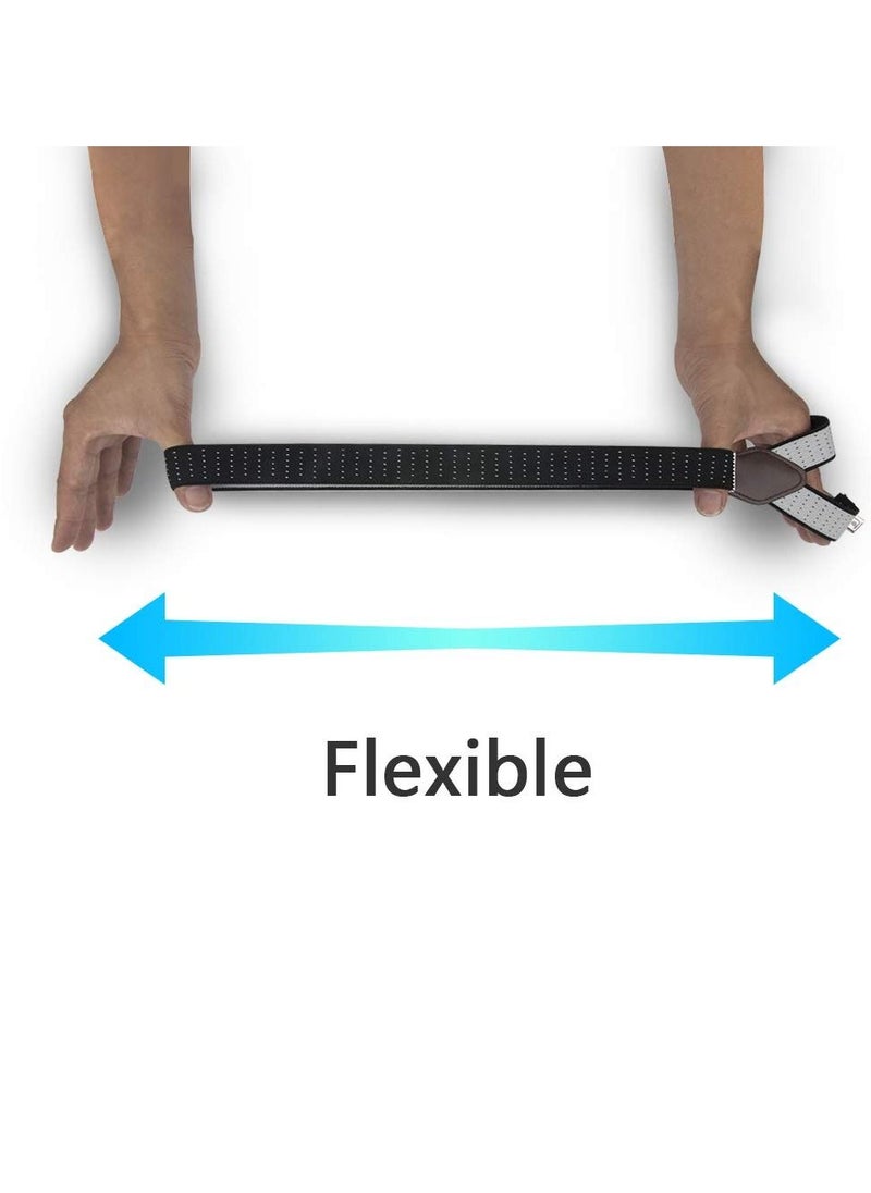 Generic - Men Shirt Stays for Tucking Adjustable Elastic Garters  Straps Sock Non slip Clamps Suspenders Holder Clips - Image 1