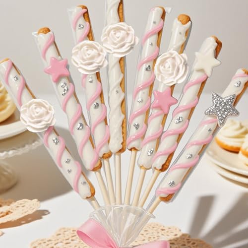 YunKo Rose Flower Fondant Mold Mini Chocolate Mold for Decorating Cake Candy Chocolate DIY Cake Decorating - Image 2