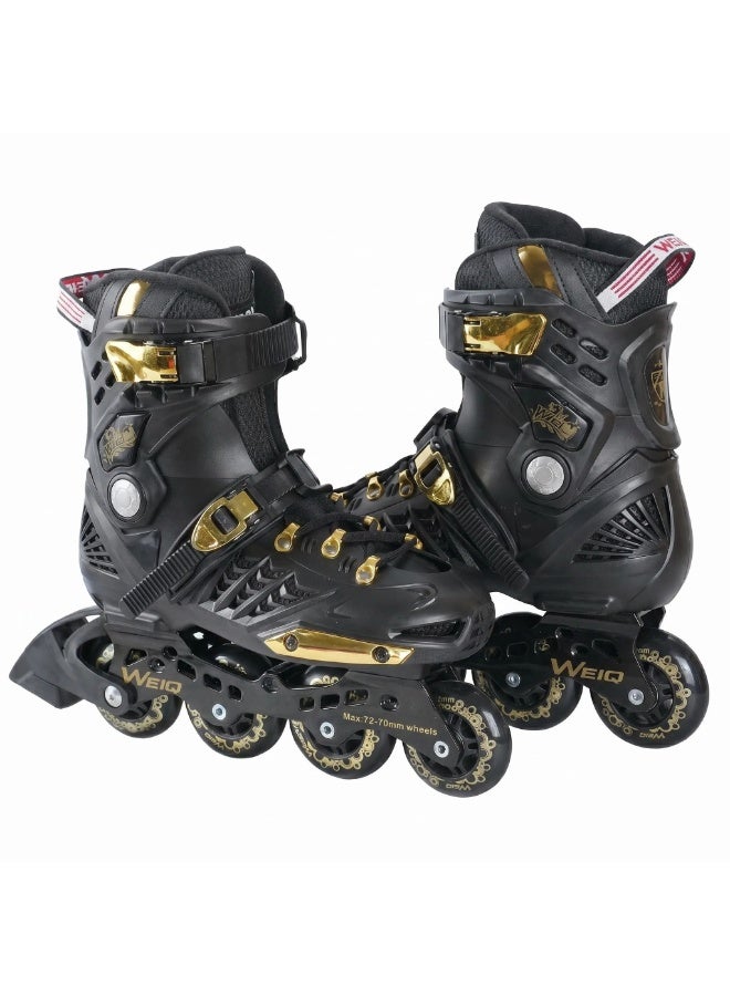 WEIQIU Inline Skates for Women Men, Outdoor Street Blades Roller Adult Male Female, Professional Fitness Roller Skates Blades for Unisex - Image 1