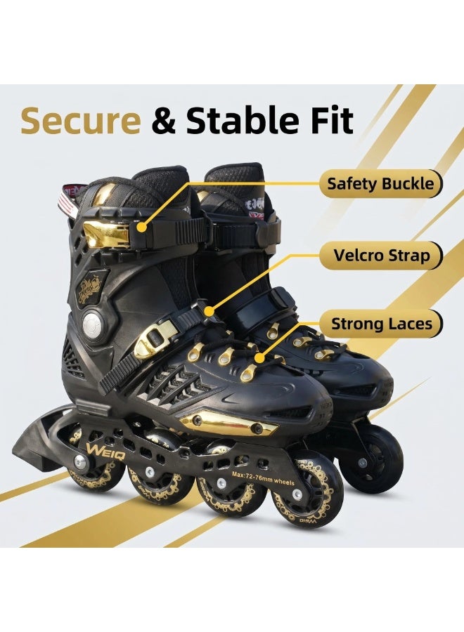 WEIQIU Inline Skates for Women Men, Outdoor Street Blades Roller Adult Male Female, Professional Fitness Roller Skates Blades for Unisex - Image 4