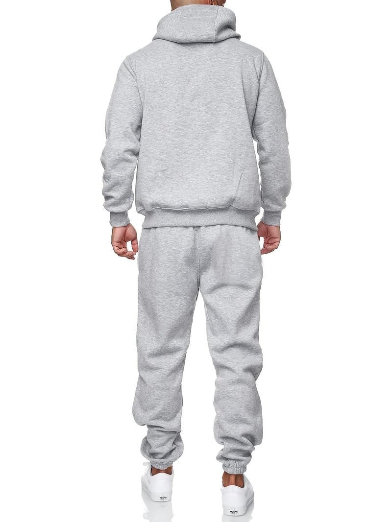 CUBECIRCLE Sweatsuits for Men 2 Piece Men's Jogging Tracksuit Set Hoodie Casual Athletic Long Sleeve Zipper Suit Set - Image 4