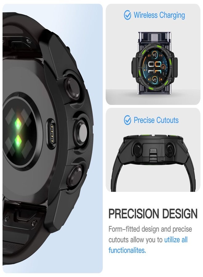 OVERSTEP Case Cover Compatible with Garmin Fenix 8 47mm Solar,Soft Anti Drop Replacement Protective Cases Smart Watch Accessories. - Image 4