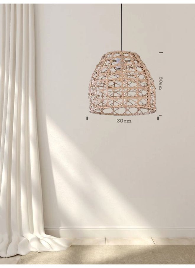 tbshomelamp Bamboo-Boho Celling Lighting Beige  30x30 cm  - Image 1
