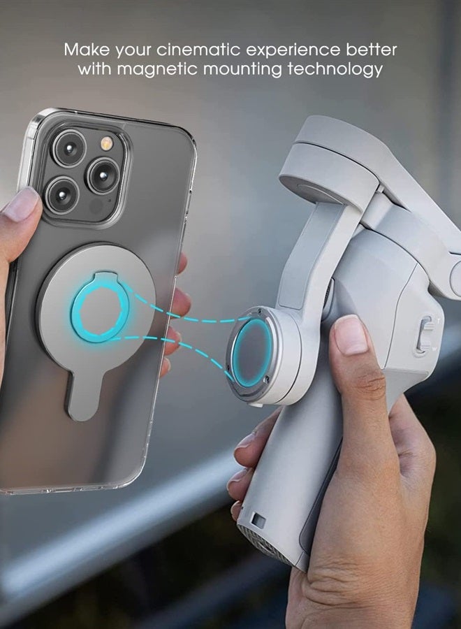 Encased محول مغناطيسي لجهاز DJI OM لتثبيت الهواتف الذكية - متوافق مع MagSafe (DJI OM 4 / OM 4 SE / DJI 5 / 6) - Image 3