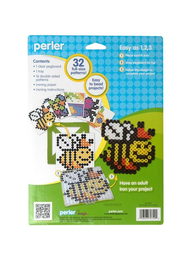 Perler 80-70729 Biggie Fuse Bead Pattern Cards and Pegboards, Multicolor, Small, 20pcs - Image 2