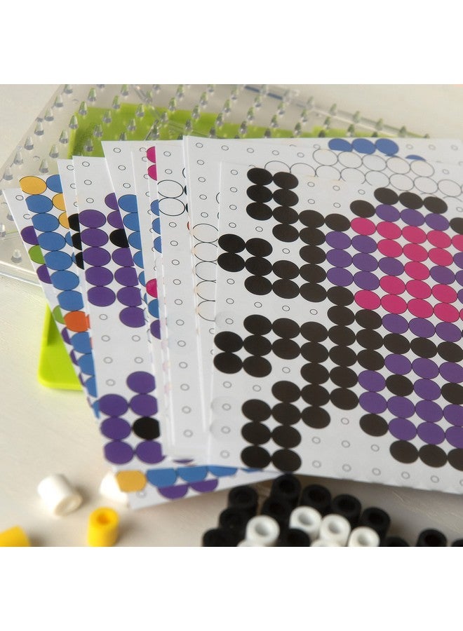 Perler 80-70729 Biggie Fuse Bead Pattern Cards and Pegboards, Multicolor, Small, 20pcs - Image 5