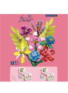 Y&D Flowers Bouquet Building Blocks Kit, DIY Artificial Toys for Adults, Creative Home Ornaments Desk Decoration, Kits Kid/Adult, Idea Gift, (708 Pieces)  - Image 5