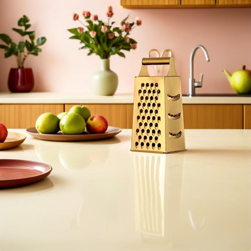 Four Sided Stainless Steel Vegetable Slicer Cheese Grater Multi Function Kitchen Tool - Image 5