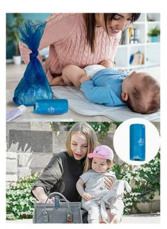 ماركة غير محددة حزمة من 8 أكياس حفاضات يمكن التخلص منها مانعة للتسرب متعدد الالوان  - Image 3