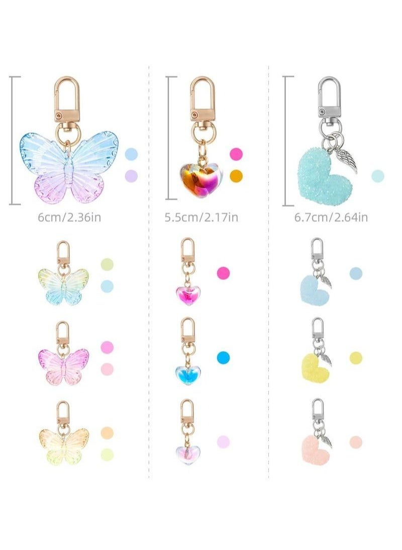 NIBEMINENT 12Pcs Creative Keychain Set  - Image 2
