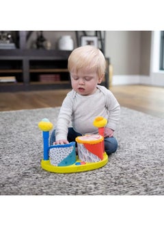 Lamaze Lamaze Squeeze Beats First Drum Set - Baby Sensory Toy Includes Funny Animal Sounds - Colorful Baby Musical Toys for Early Childhood Development - Ages 12 Months and Up  - Image 5