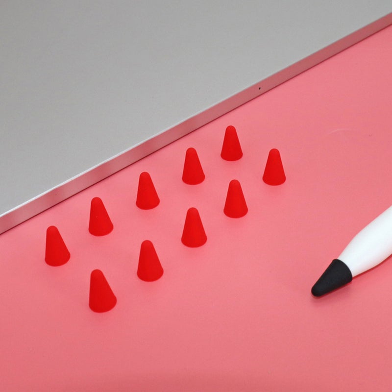 20 PCS Protective Stylus Cover Silicone Screen Pen Sleeve Nib Tip Compatible for Apple Pencil (Random Color) - Image 1