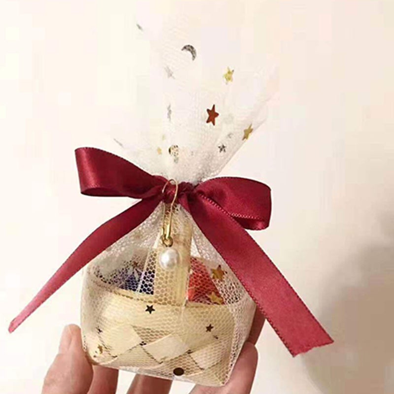 6pcs Wedding Handmade Candy Basket Retro Party Candy Case Mini Baskets - Image 2