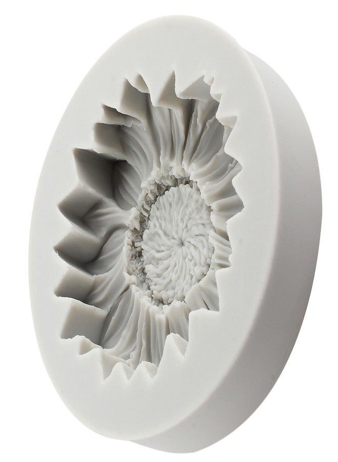 FCKEMLDS Sunflower Silicone Molds 3D Flower Fondant Molds for Cake Decorating Cupcake Topper Candy Chocolate Flower Soap Wax Candle Polymer Clay Gum Paste - Image 5