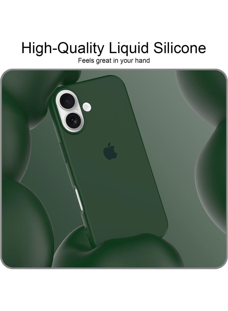 iPhone 17 Case Liquid Soft Silicone Slim iPhone 17 Cover with Inside Microfiber Lining Shockproof Protective Phone Case for iPhone 17 6.3 inch - Image 3