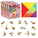 GEMEM 5 Pack Wooden Blocks Puzzle Brain Teasers Toy STEM Montessori Educational Gift for Kids Ages 36 Stocking Stuffers - Image 2