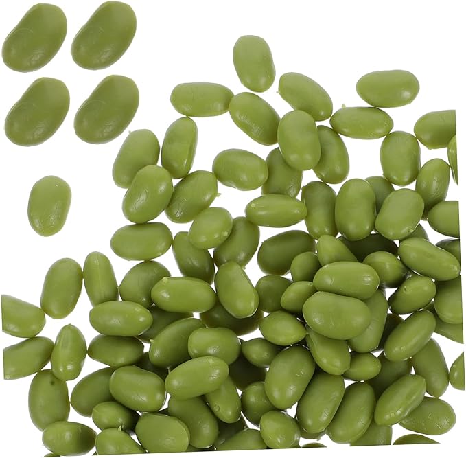 Simulated Bean Model Realistic Artificial Vegetable Decoration For Photography Props Home Kitchen Decor 1 Pack - Image 1