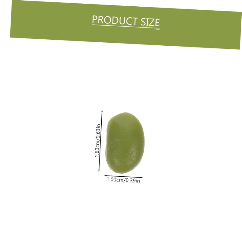 Simulated Bean Model Realistic Artificial Vegetable Decoration For Photography Props Home Kitchen Decor 1 Pack - Image 3