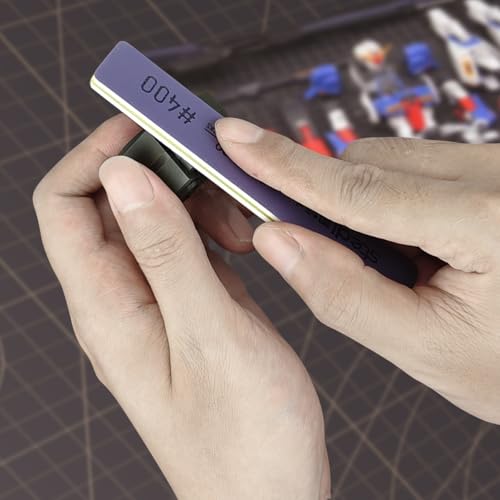 stedi Sanding Sticks, Model Hobby Making Tools, Polishing Sanding Sticks Tools for Gundam Repairing Plastic Model and Miniature Model 6PCS(#400+#600+#800+#1000+#1200+#1500) - Image 5