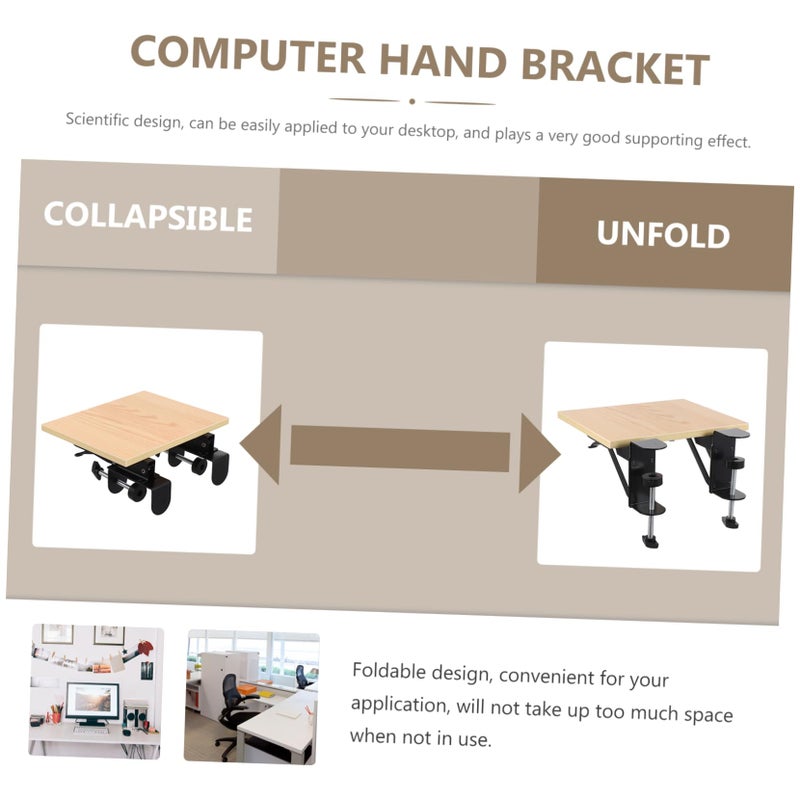 Ergonomic Desktop Arm Support Mouse Pad Wrist Rest Easy Install Multiple Colors - Image 5