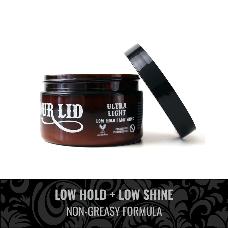 Fix Your Lid Ultra Light Pomade for Men - Water-Based Pomade with Low Hold and Low Shine - Match All Menâ€™s Hair Types & Styles - Easy to Wash Out - 3.75 oz - Image 4