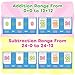 PraxiKidy Addition and Subtraction Flash Cards024 Math Facts Manipulatives Games Preschool Kindergarten 1st 2nd Grade Classroom Must HavesCounting Educational Toy Learning Activities Homeschool - Image 4