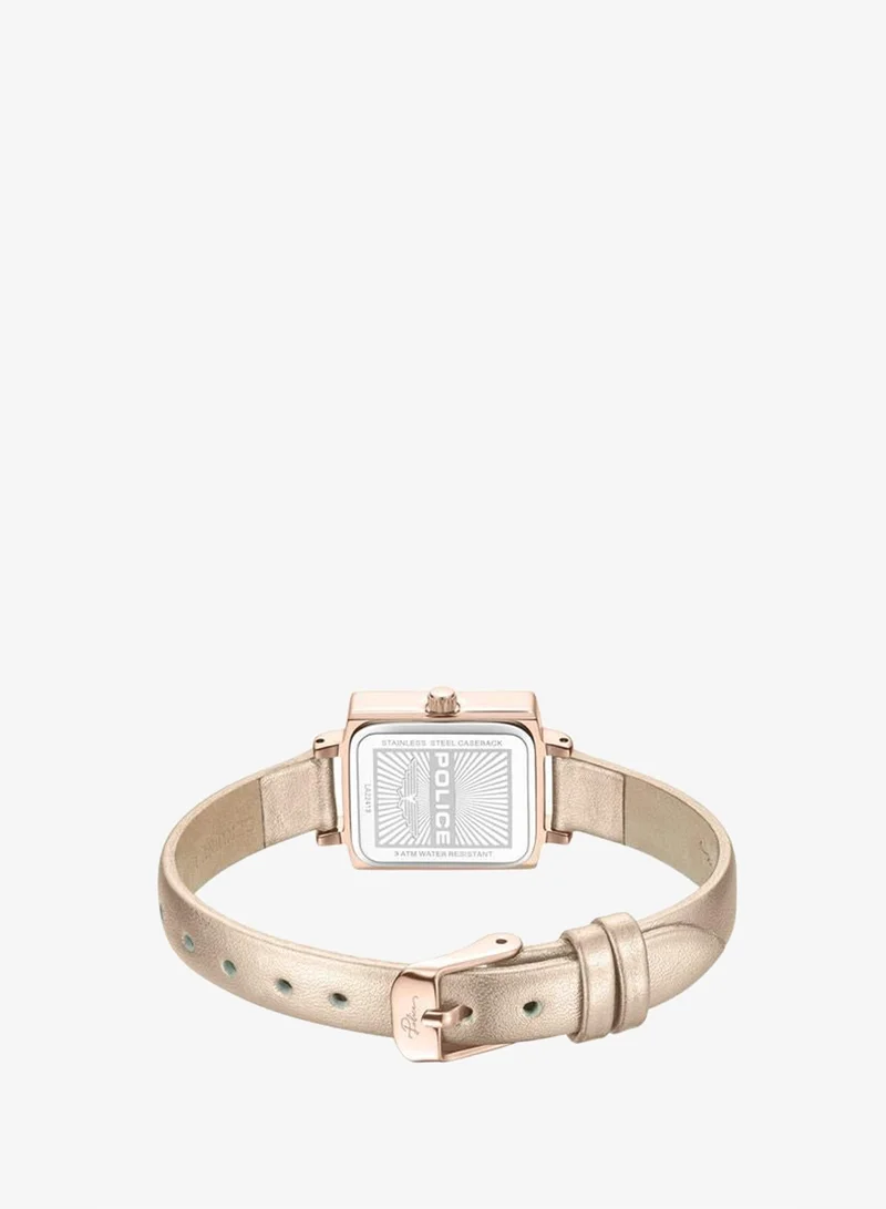 Police Light Pink Women's Lorie Light Pink Dial Genuine Leather Strap Analog Watch for Women, 19.2mm for Women | Best Price UAE