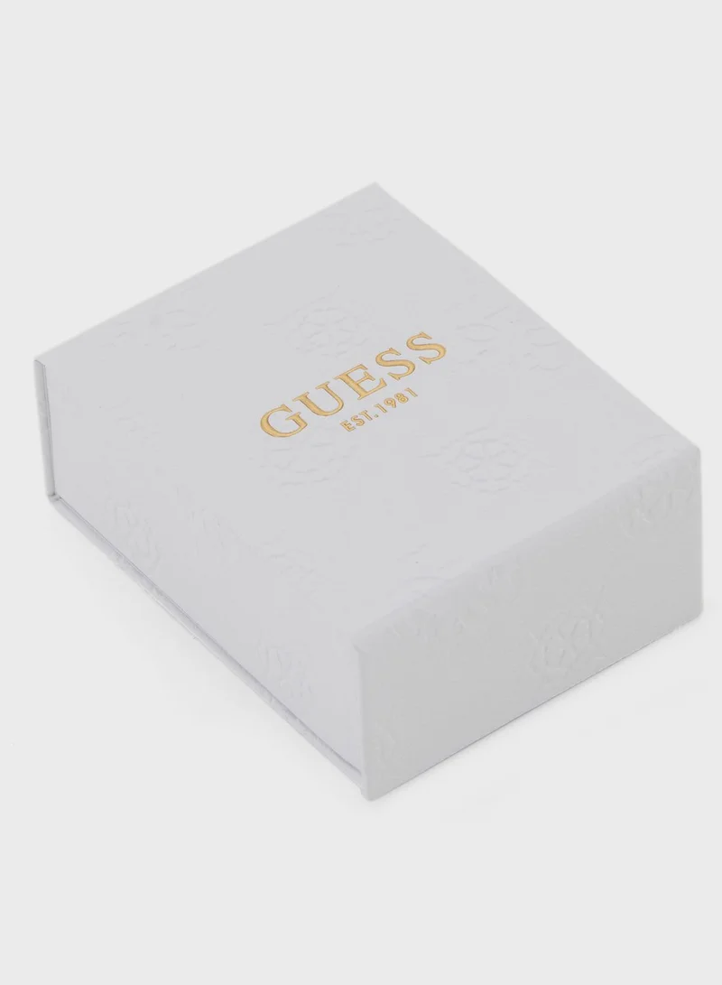 GUESS Double Chain Detail Necklace