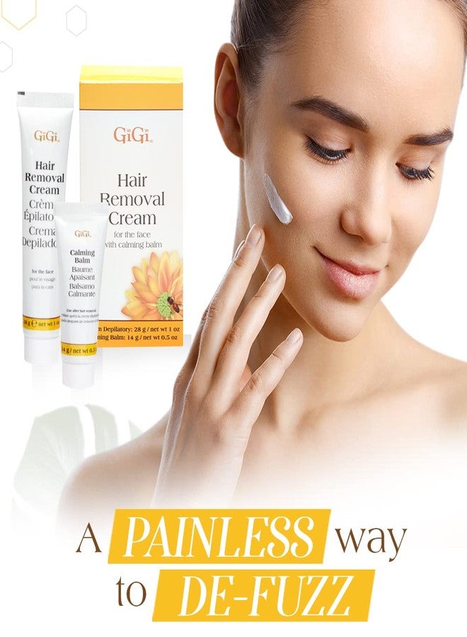 GiGi Hair Removal Cream, for the Face, and Calming Balm Set - Image 4