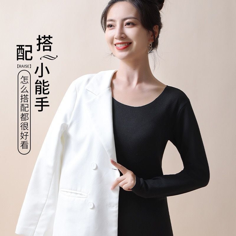 2023 Thermal Underwear Women'S Fleece-Lined Fleece High-End Cold-Proof Traceless Women'S Base Shirt Set - Image 5