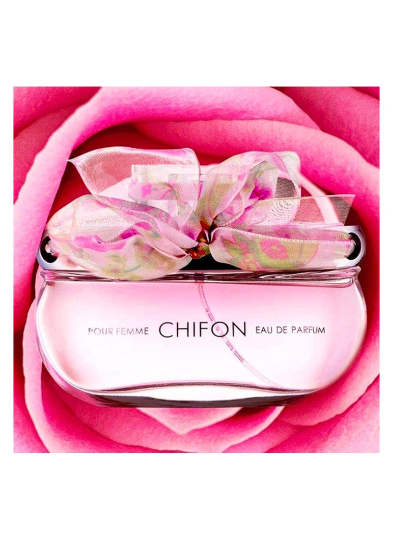 Emper CHIFON Gift Set EDP For Her 100ml + Body Spray 200ml  - Image 3