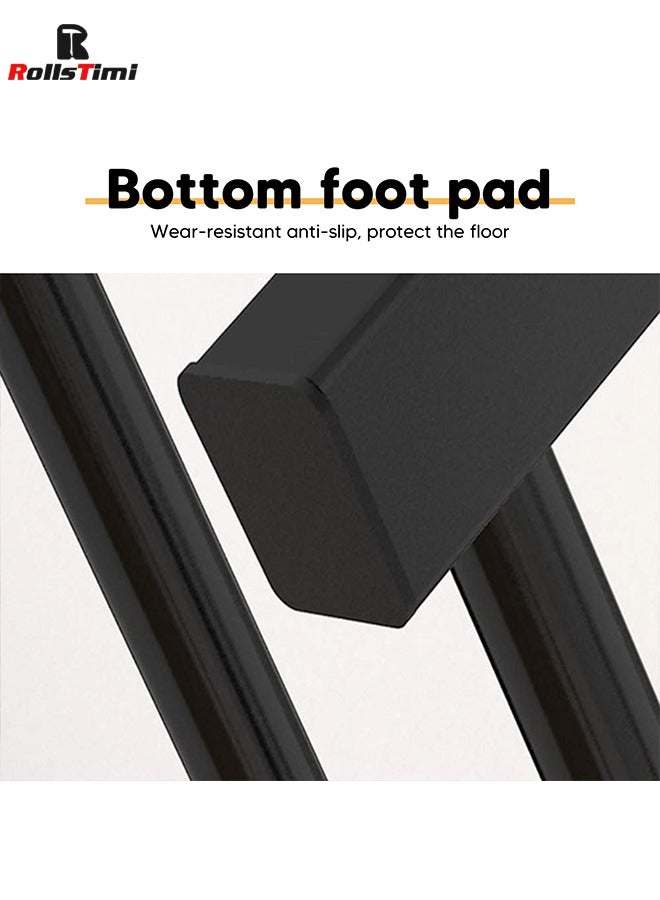 RollsTimi  Clothes Organizer And Holder Metal Stand Black - Image 5