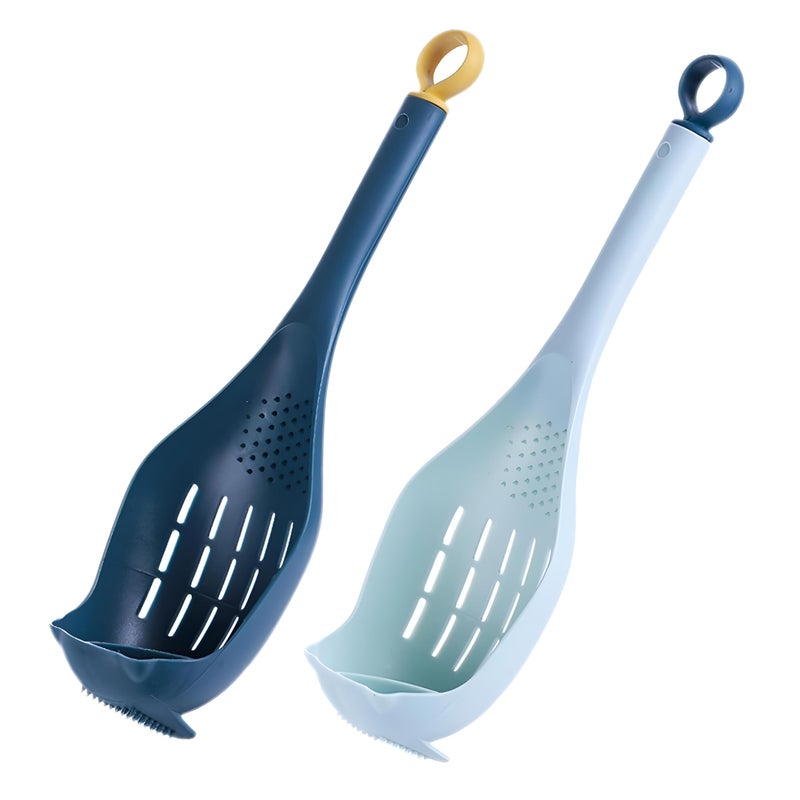 Food Prep Spoon - Smart Kitchen Utensil Designed for Scooping, Straining, Grinding, and Mixing Food - Image 1