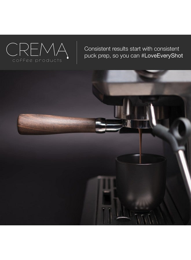 Crema Coffee Products | 53.3mm Coffee Distributor/Leveler & Hand Tamper | Fits 54mm Breville Portafilters | Double Sided, Adjustable Depth | Beautiful Espresso Hand Tampers - Image 4