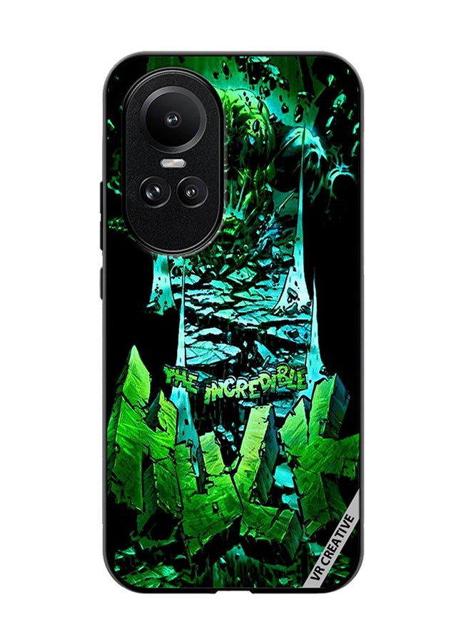 VR CREATIVE Protective Case Cover For Oppo Reno 10 Hulk Design Multicolour - Image 1
