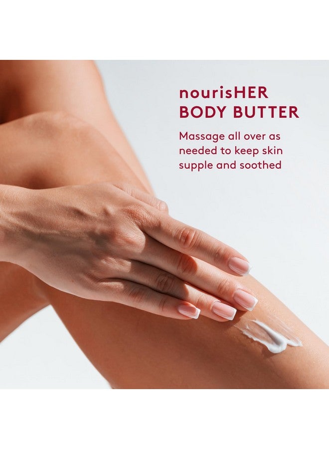 Joylux Joylux nourisHER Body Butter for Dry to Very Dry Skin with Shea Butter, Cocoa Butter, Aloe Vera & Squalane, Creamy, Clean Moisturizer for Intense Hydration 3.4 oz - Image 4