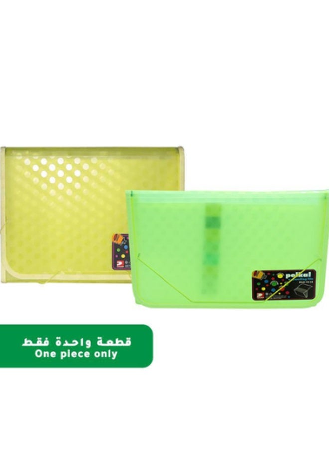 Data Bank Expanding File with  Division A413 Pockets Assorted Color Color and Design May Vary - Image 1