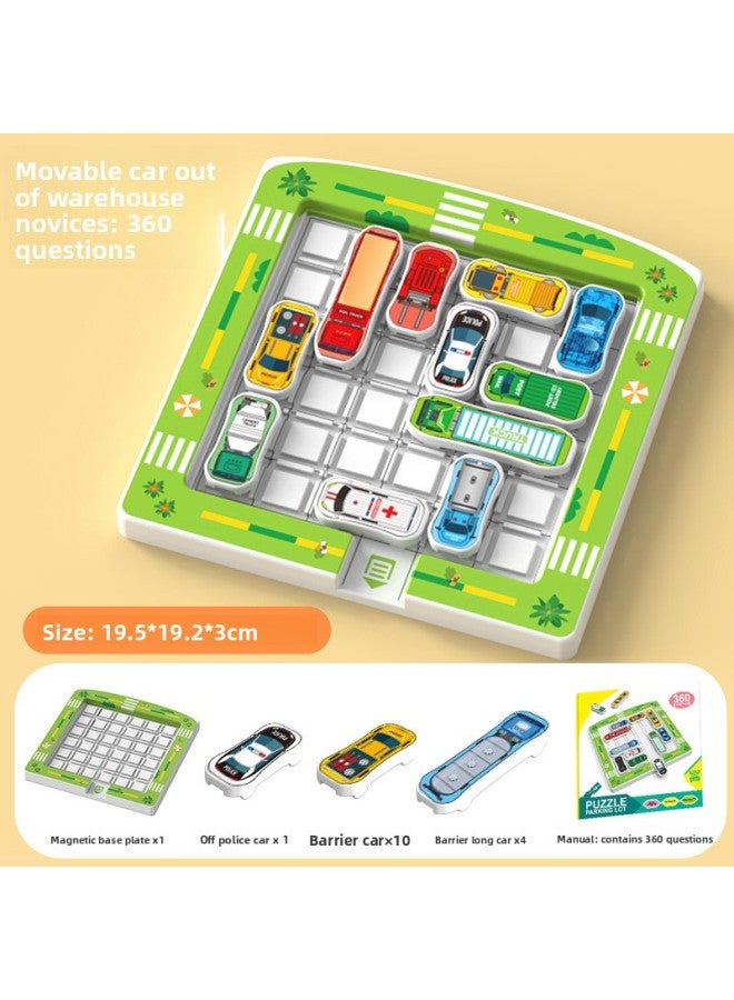 Magnetic Car Moving Puzzle For Children's Cognitive Training Intelligence Toy Factory Cross-Border