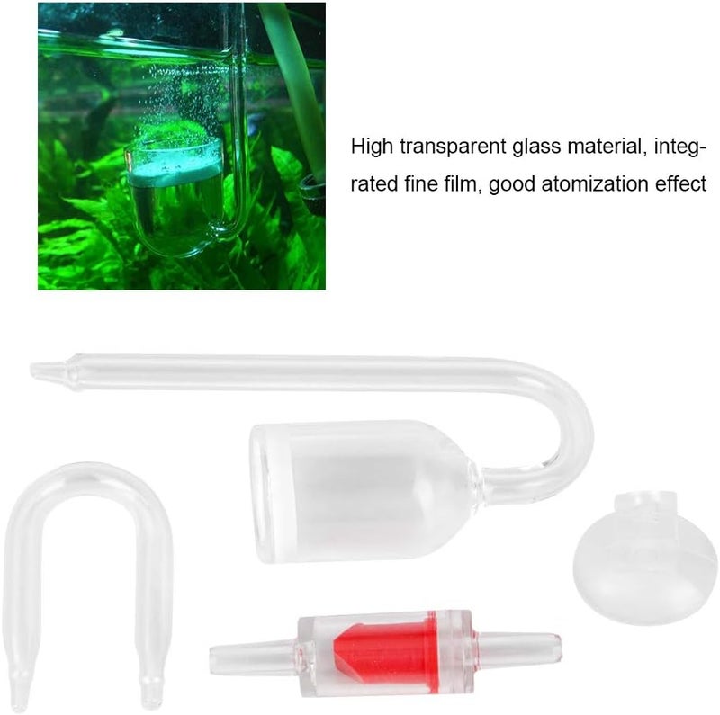Zerodis CO2 Refiner with U-Shape Tube Fish CO2 Diffuser Check Valve Set for Water Plant Fish - Image 2