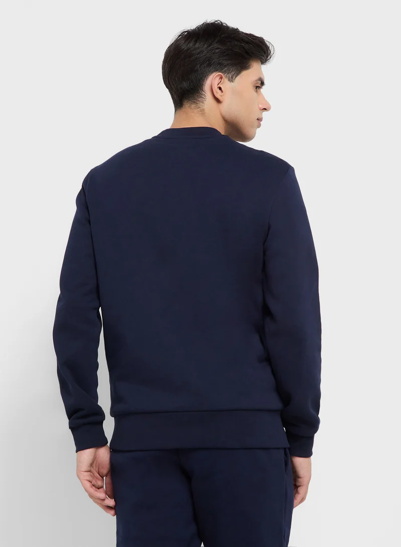 LACOSTE Brushed Fleece Sweatshirt