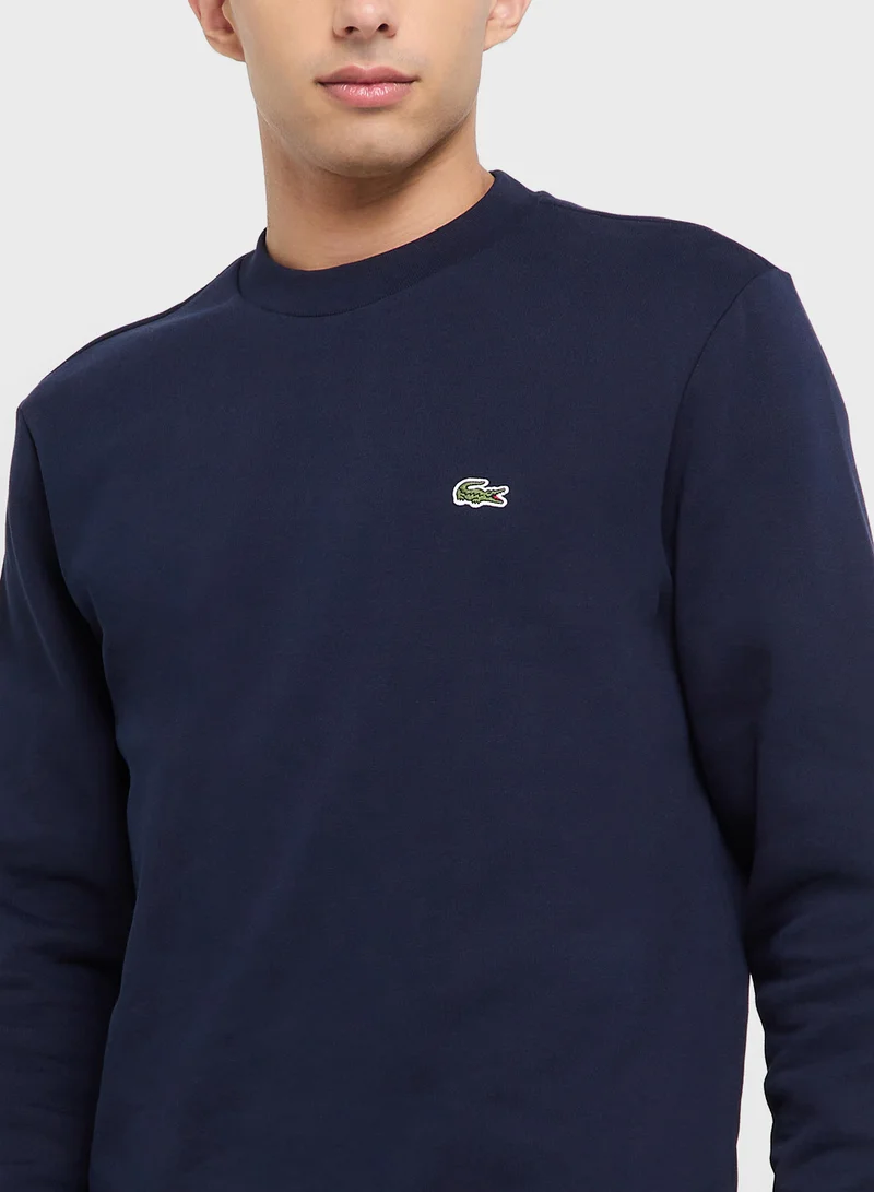 LACOSTE Brushed Fleece Sweatshirt