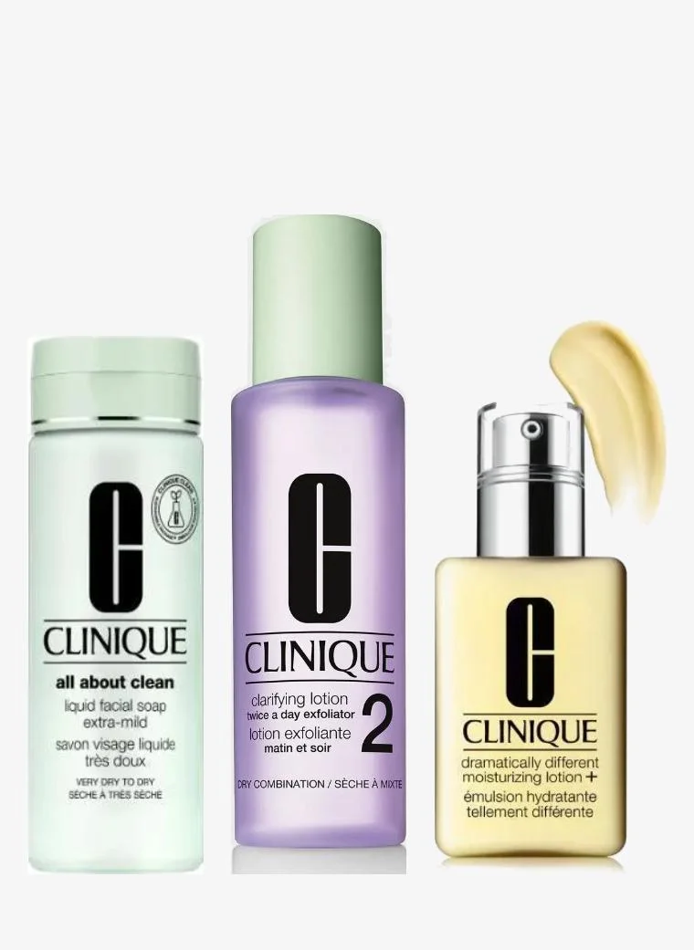 Clinique 3-Step Skincare System for Dry Skin, Savings 20%