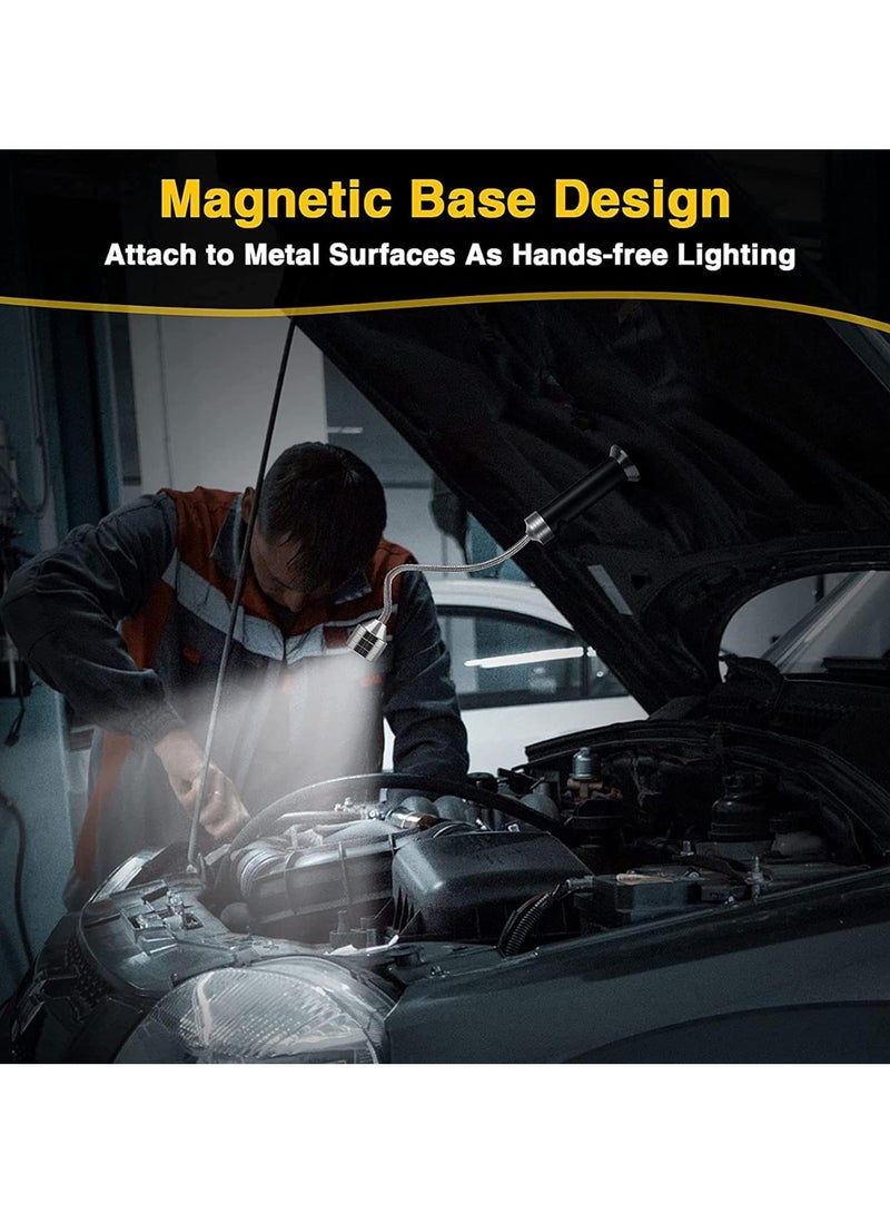راكسوم ضوء شواية الشواء، مجموعة إضاءة شواء مغناطيسية قابلة للتعديل 360 درجة، أضواء شواء خارجية، ملحقات شواء، فائقة السطوع للطهي الليلي في الهواء الطلق، مقاومة للماء والحرارة، بطارية غير متضمنة (عبوتان) - Image 3