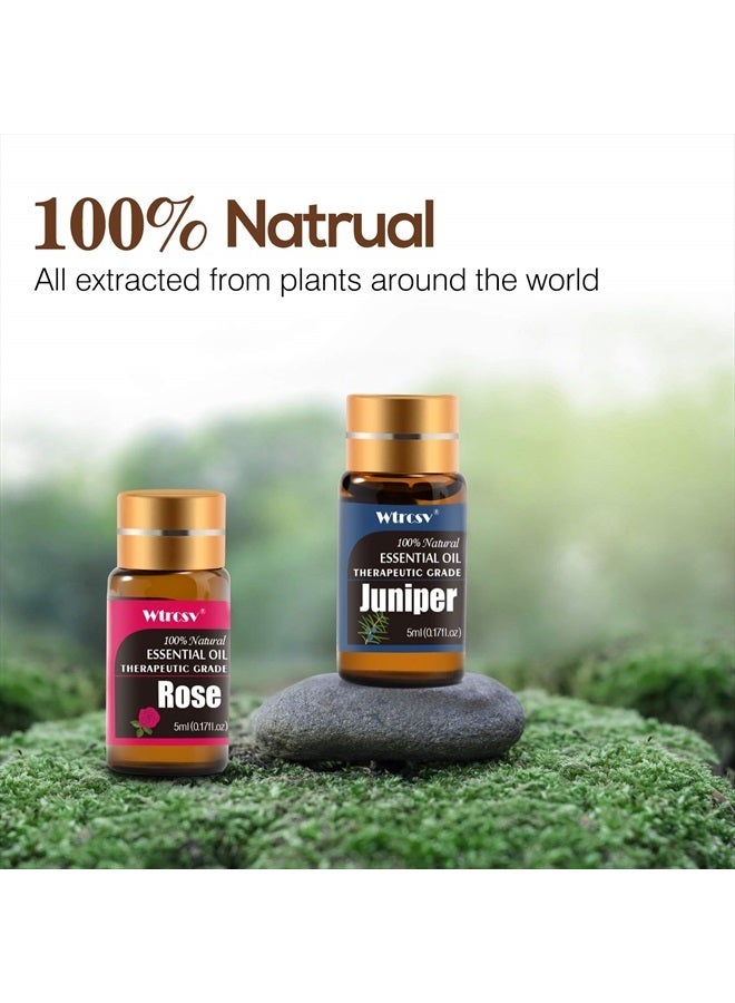 Wtrcsv Essential Oils Set -Essential Oils - 100% Natural Essential Oils-Perfect for Diffuser, Humidifier,Aromatherapy, Massage,Skin & Hair Care,30x5 ml(0.17fl.oz） - Image 3
