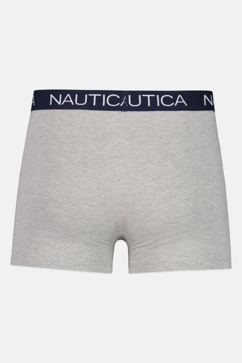 NAUTICA Men 4 Piece Brand Logo Boxer Brief, Multicolor - Image 3