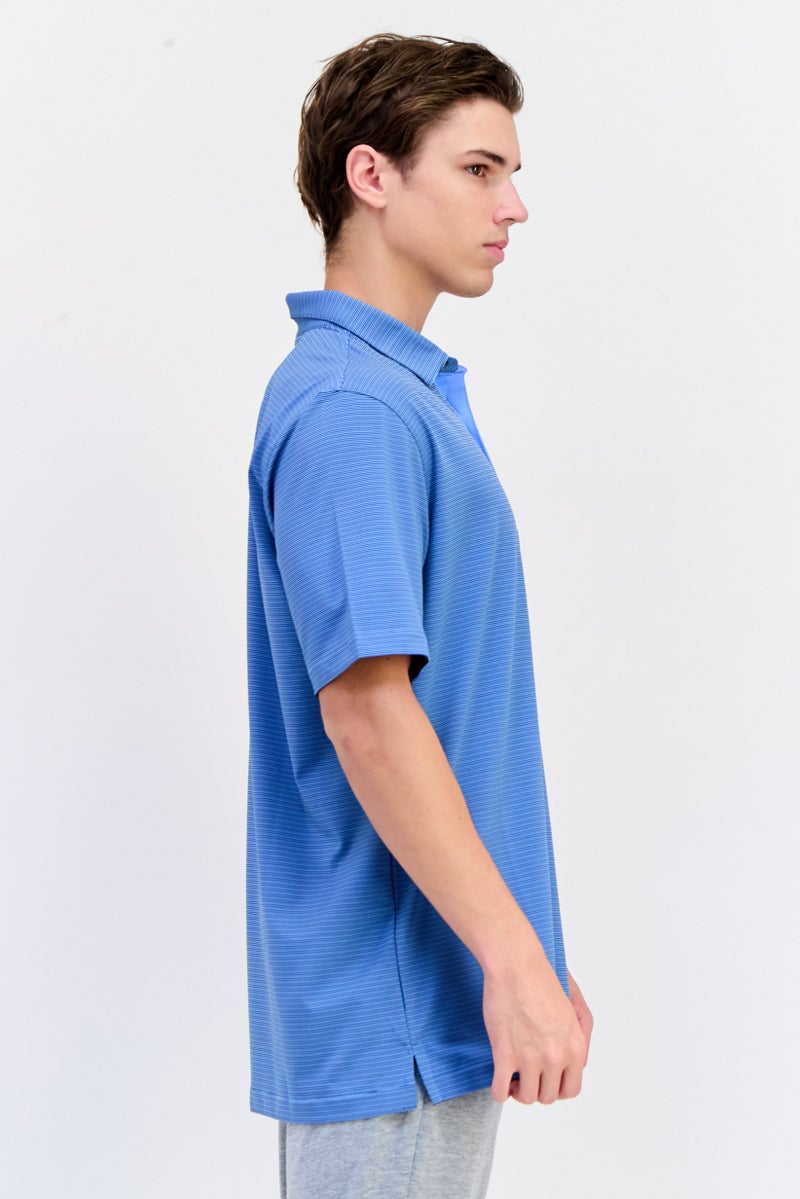 Greg Norman Men Sportswear Fit Short Sleeves Outdoor Polo Shirt, Multicolor  - Image 3
